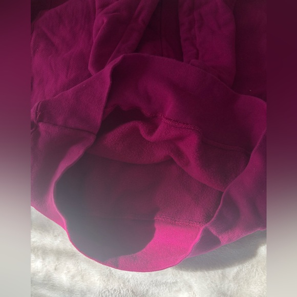 Hot Pink Women’s Champion Reverse Weave Thick Hoodie - Picture 4 of 8